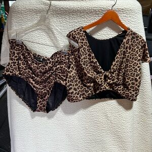 Show stopping animal print swimsuit